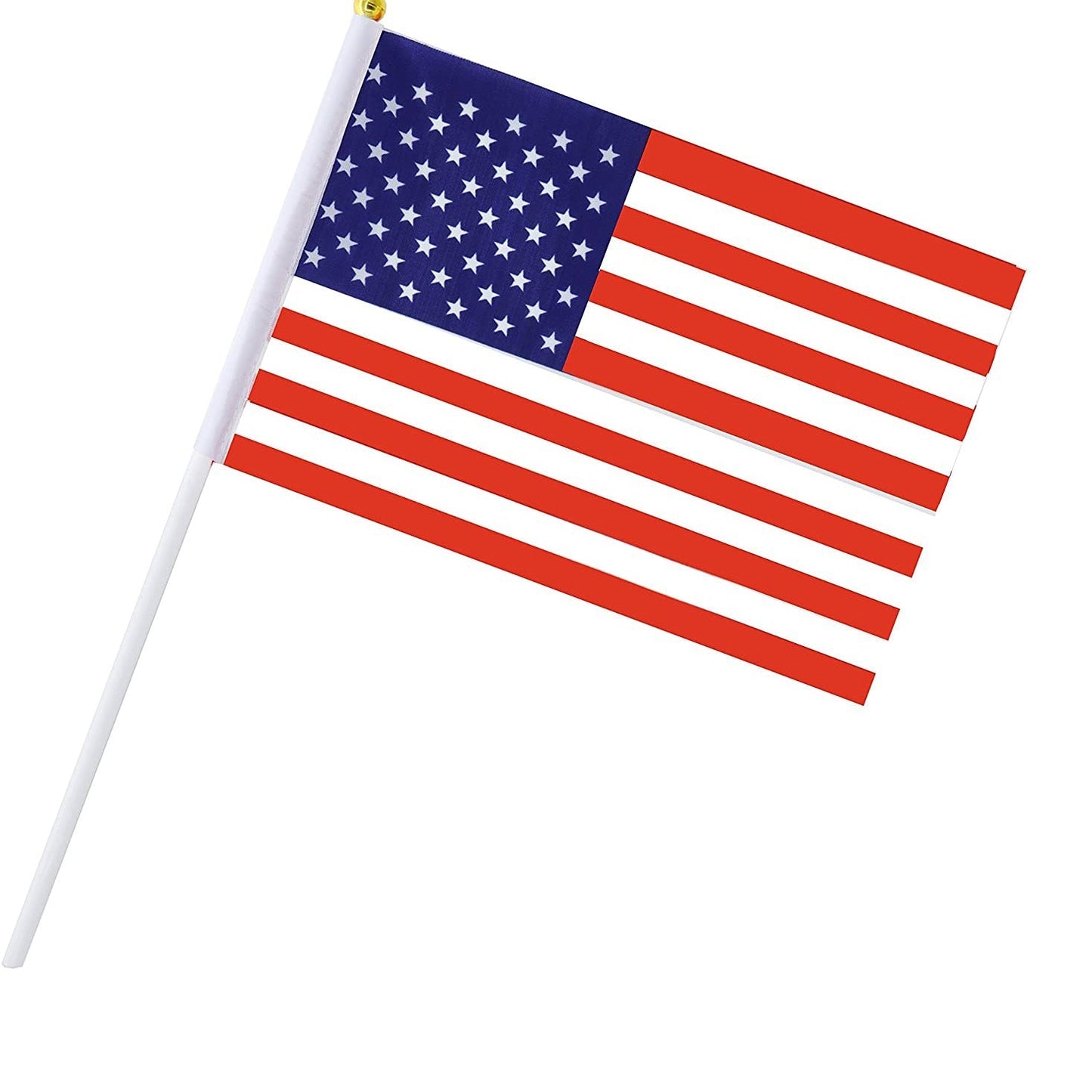100-Pack: Handheld Small Miniature American Flag