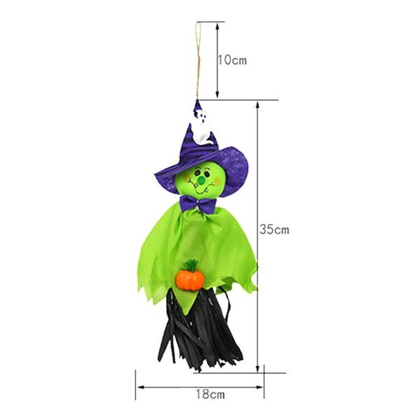 3-Pack: Scarecrow Horror Ghost Pendant Halloween Decor