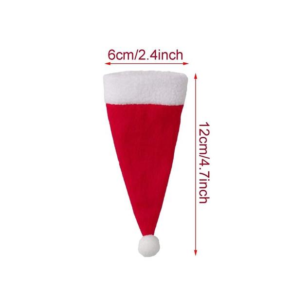 20-Piece: Christmas Santa Hat Silverware Storage Bag