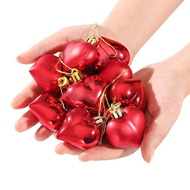 24-Piece: Christmas Tree Garland Decorations Love Colored Ball