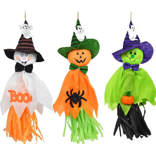 3-Pack: Scarecrow Horror Ghost Pendant Halloween Decor