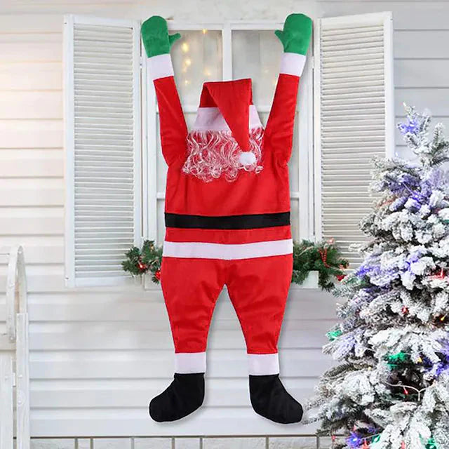 Christmas Climbing Hanging Santa Claus Decor