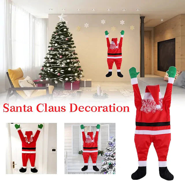 Christmas Climbing Hanging Santa Claus Decor