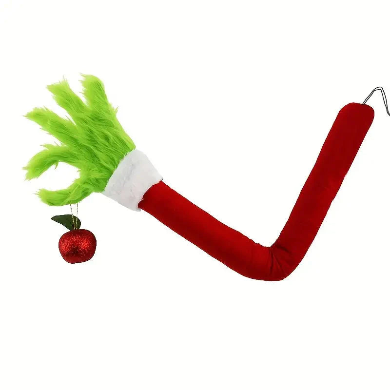 Christmas Poseable Bendable Grinch Furry Elf Decorations