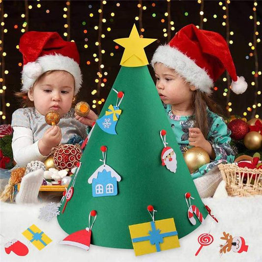 DIY 3D Felt Christmas Tree Upgraded Toddler Christmas Tree