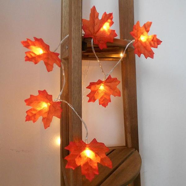 Lighted Fall Garland 40 LED String Light