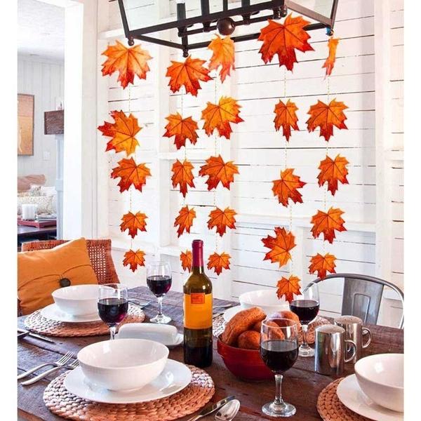 Lighted Fall Garland 40 LED String Light