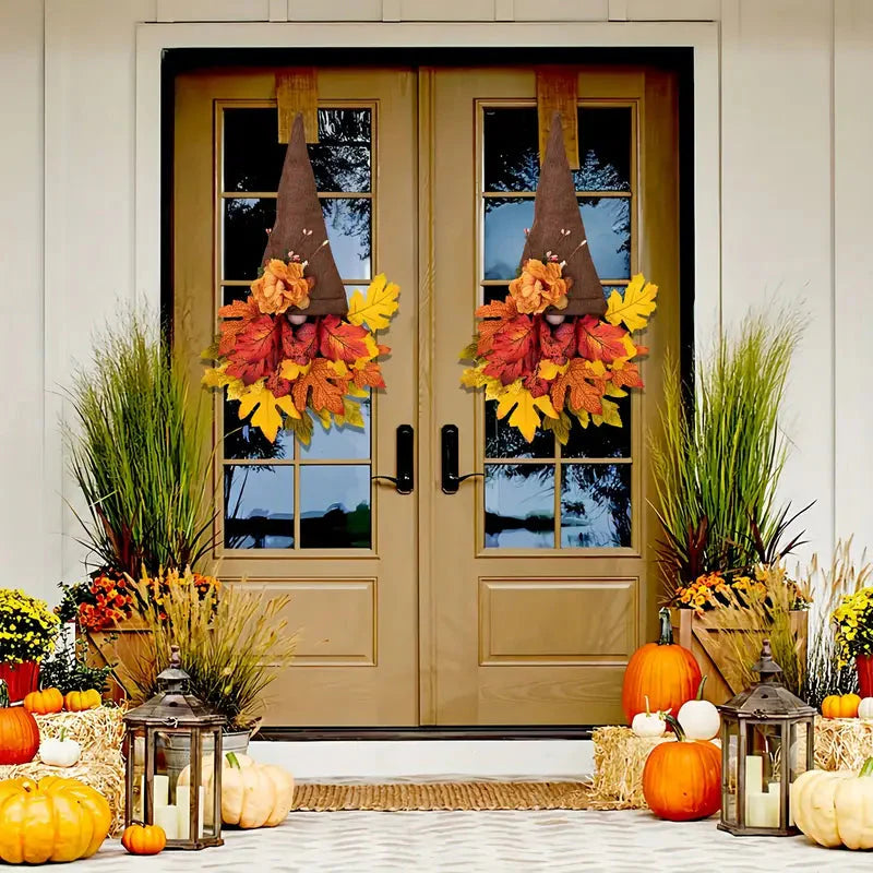 Maple Gnome Front Door Hanging Decorations
