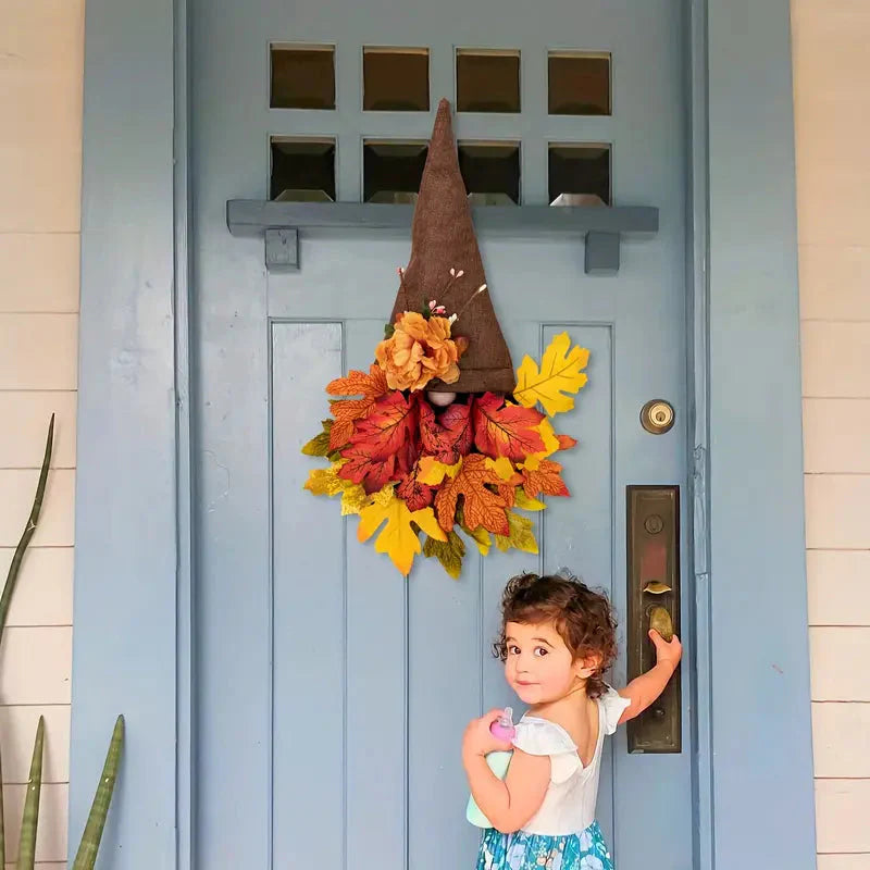 Maple Gnome Front Door Hanging Decorations