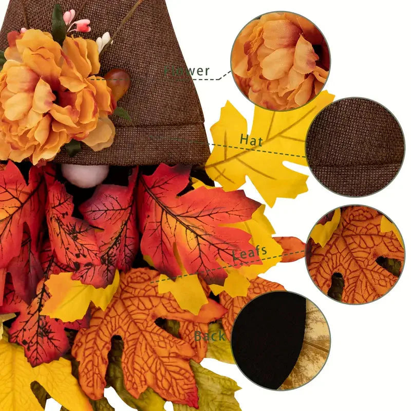 Maple Gnome Front Door Hanging Decorations