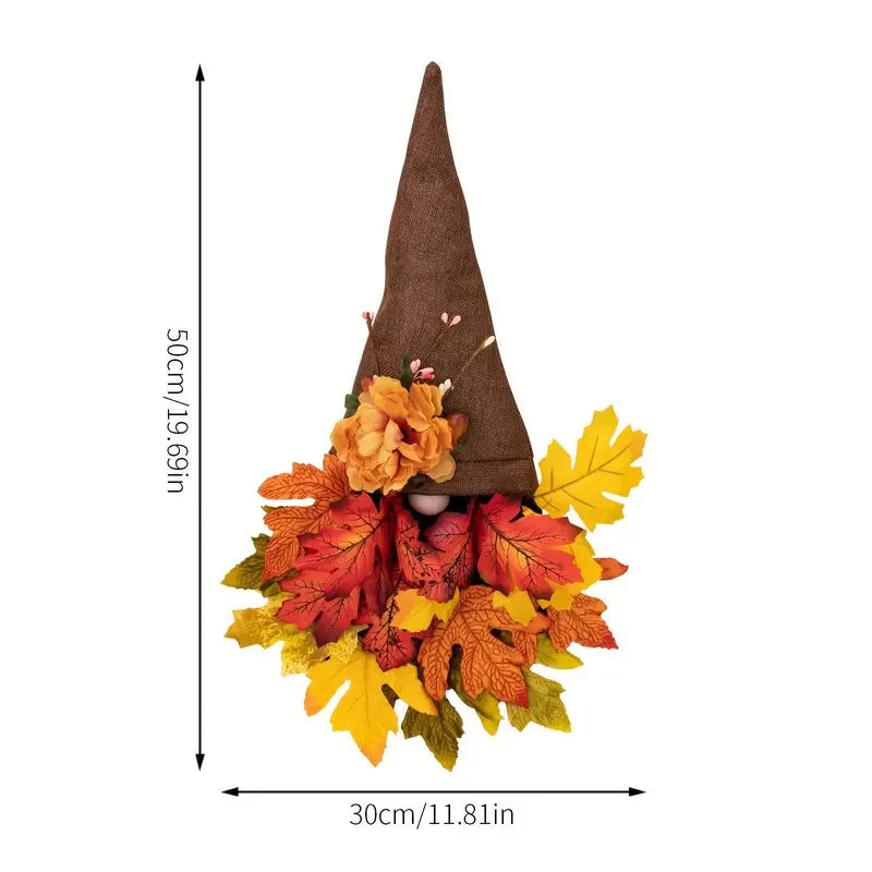 Maple Gnome Front Door Hanging Decorations